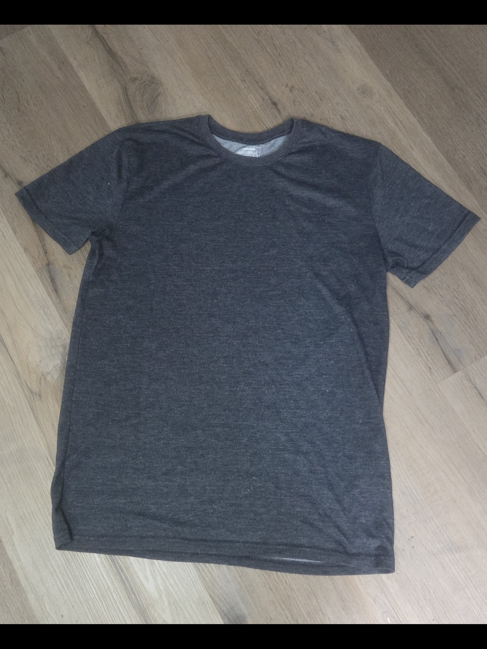 Aeropostale Men's Heather Charcoal Short Sleeve Sleepwear Tee  Sz L  Bin Y